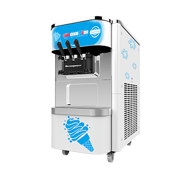 海川商用台式软冰淇淋机冰激凌机甜筒机软雪糕机
